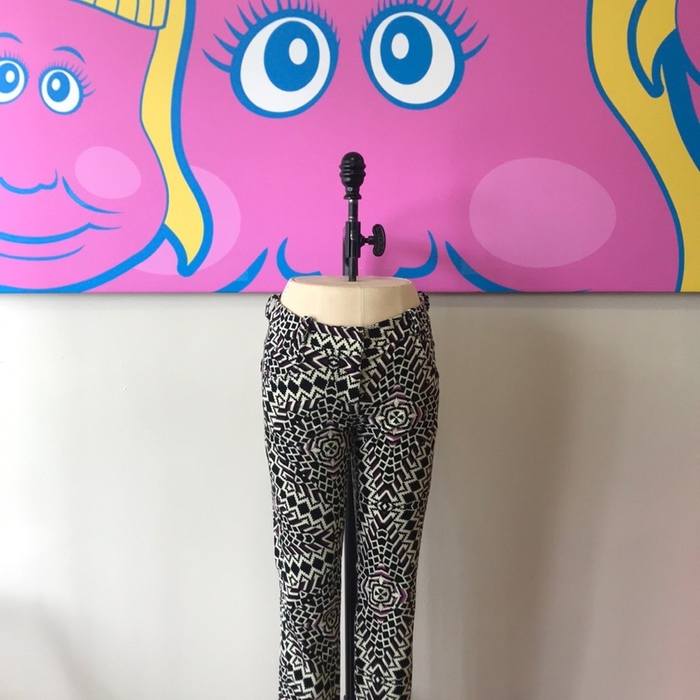 Lisa Ho Abstract Stretch Corduroy Pants